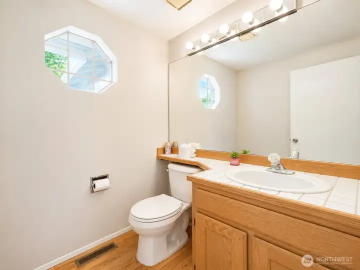 Downstairs half bath