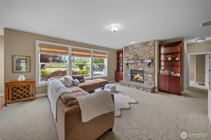 STONE WRAPPED FIREPLACE STONE WRAPPED FIREPLACE