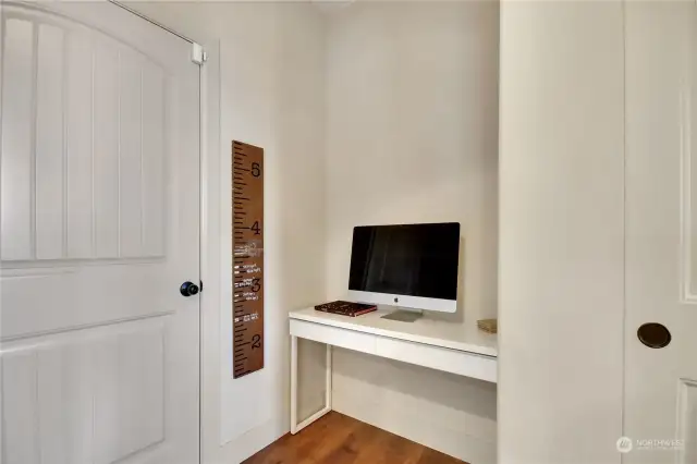 Mud room area off of kitchen.