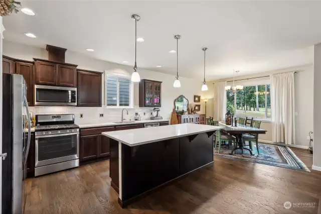 Kitchen with Quartz Countertops