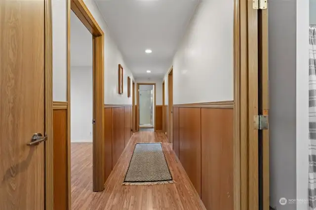 Wide hallway