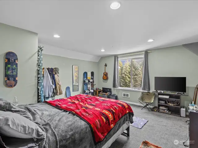 2nd floor bedroom in the 2-bedroom suite.