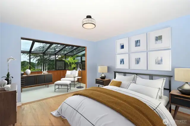 Virtual Photo. How sweet this room could look.
