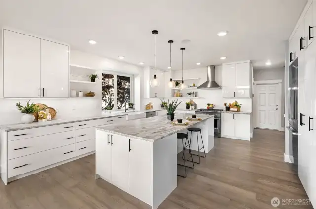 Total kitchen remodel, perfect for hosting dinner parties and entertaining.