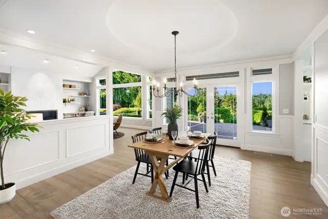 Almost entirely one level OPEN living.