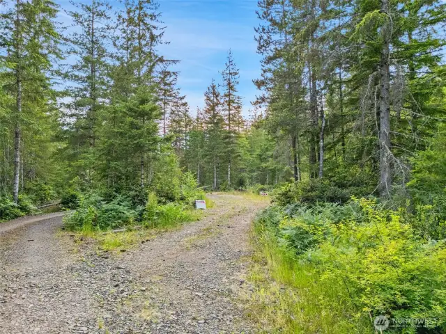 Temporary access to gain access to the lot on 400 Trudeau Mountain Rd.