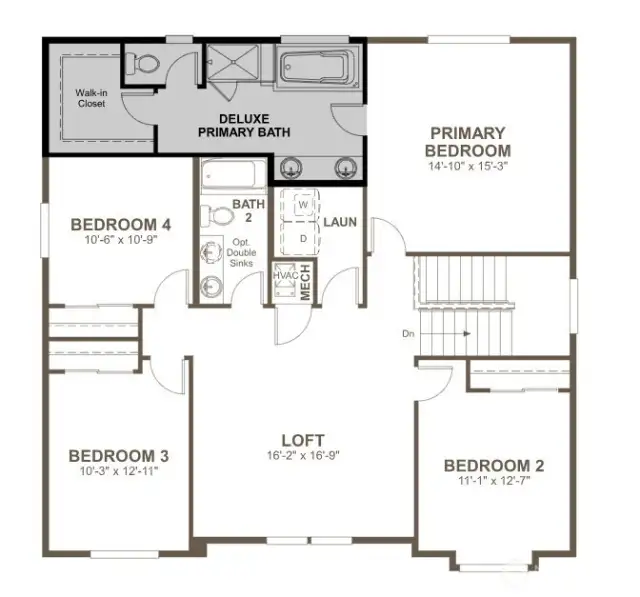 Floor plan - 2nd Floor - Measurements are approximate