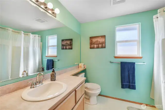 Upstairs bathroom