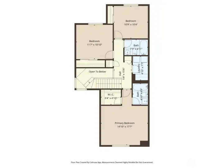 2nd level Floor plan