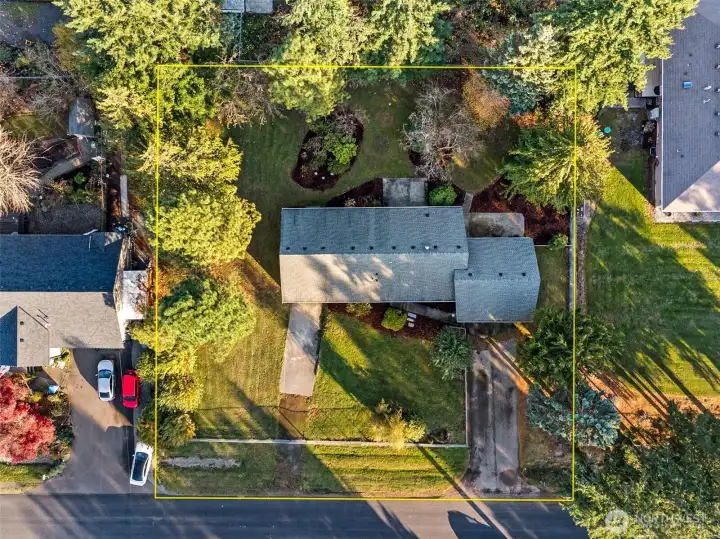 lot is .45 of an acre