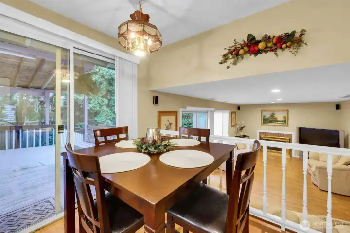 Eating Area off Back Deck