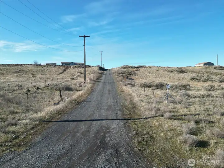 Driveway from Adrian Rd. NE
