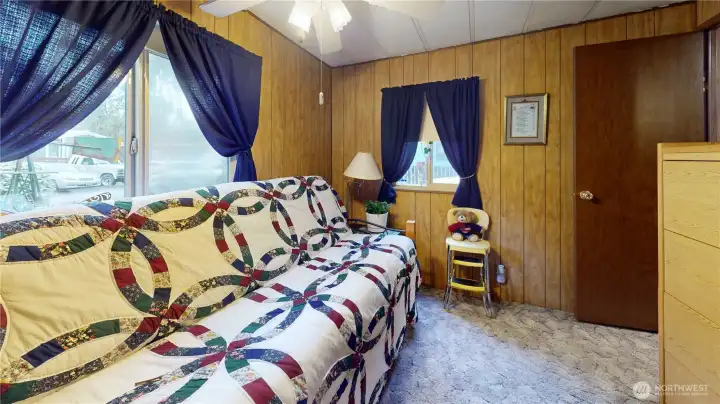 Second and third bedroom have access to a Jack and Jill half bathroom.