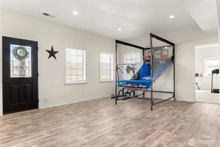 Daylight Basement Family Room