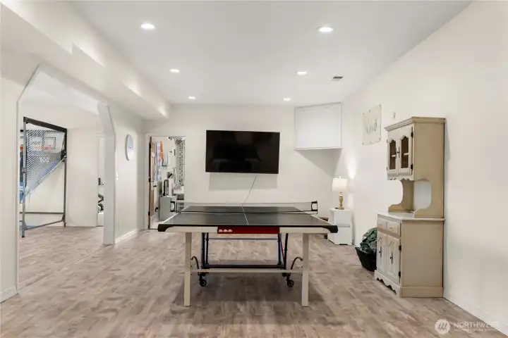 Downstairs living area