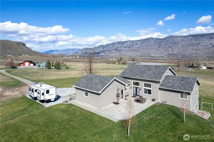 Aerial View looking northeast