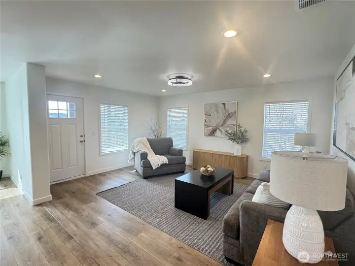 Looking toward the front door.