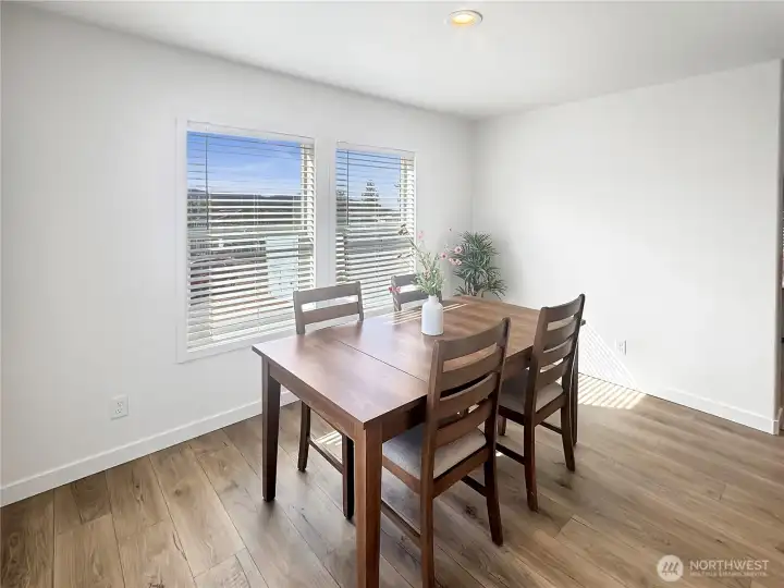 Dining/flex space from kitchen