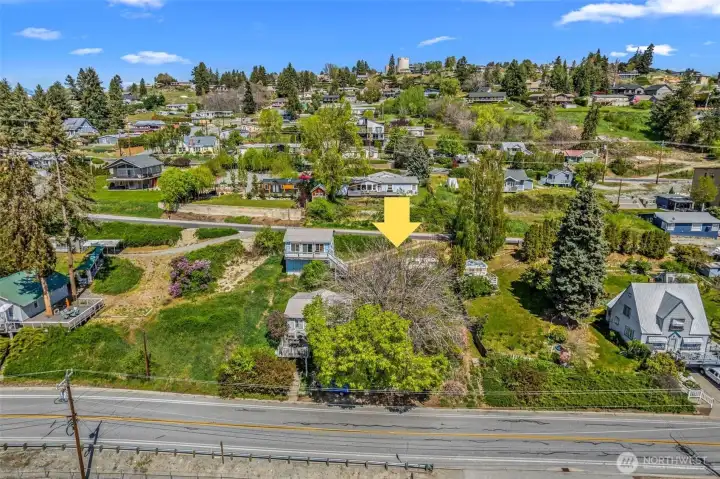 View of the lot from the lake.
