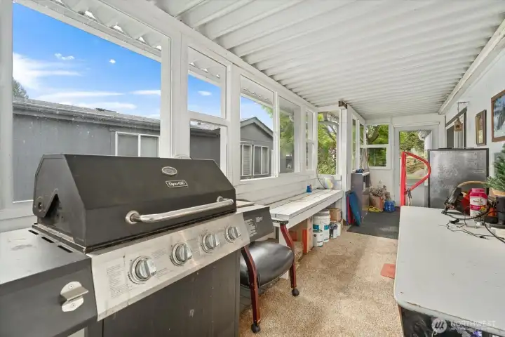 Large sun porch