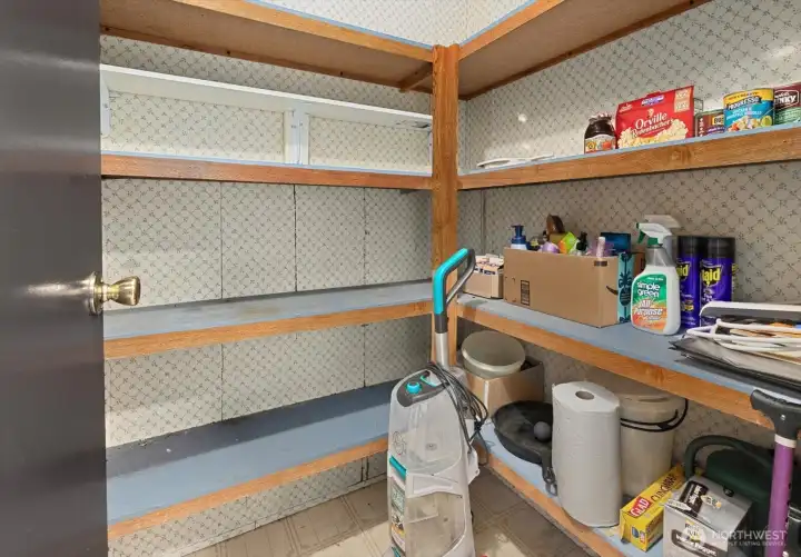 Large walk-in pantry