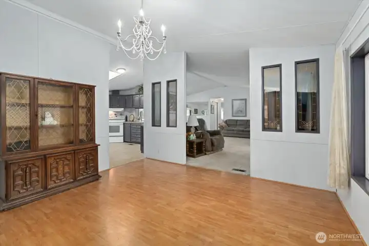 Dining room off Living room