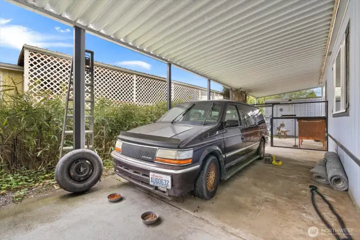 Covered 2 car parking