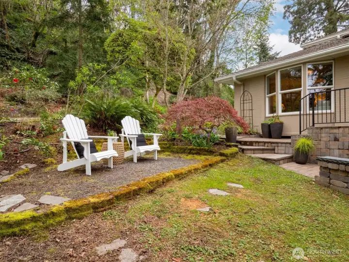 South side patio area