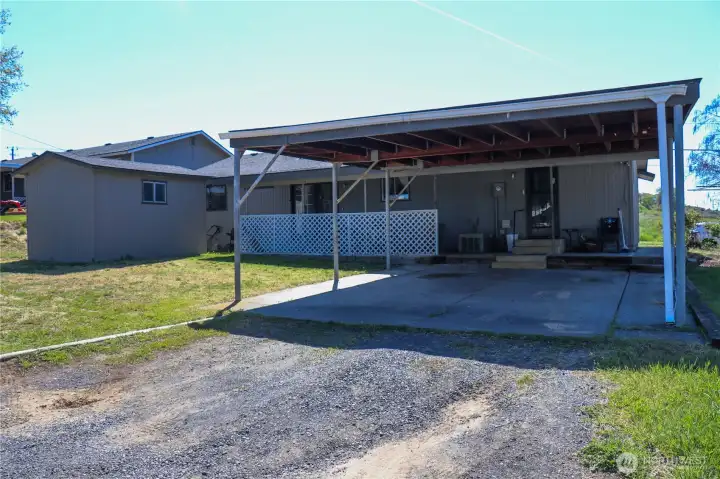 Carport looking from alley