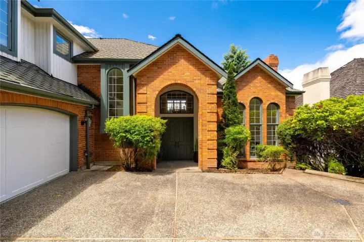 Fresh exterior paint and grand entry Fresh exterior paint and grand entry