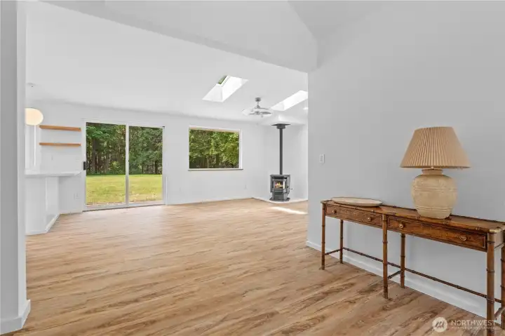 Welcoming Entry offers plenty of room for guests