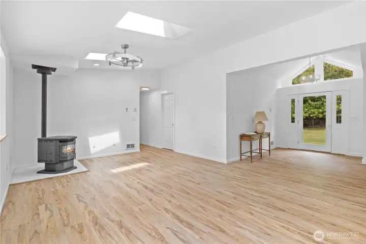 Skylights offer amazing light and bright feeling