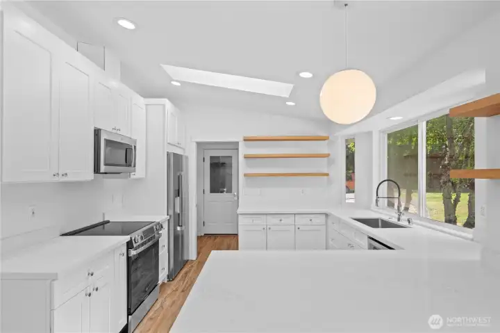 Newly updated kitchen