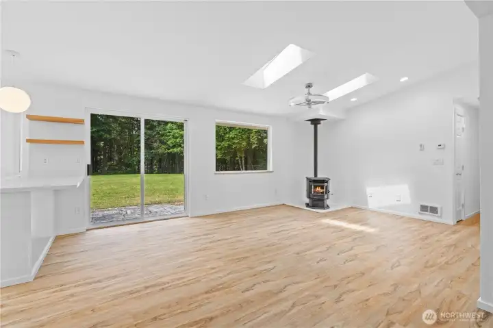 Dining Room and Family Room