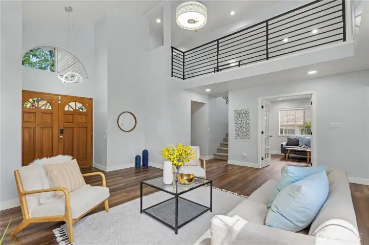 Volume spaces with modern upgrades adds character!  A must see to appreciate!