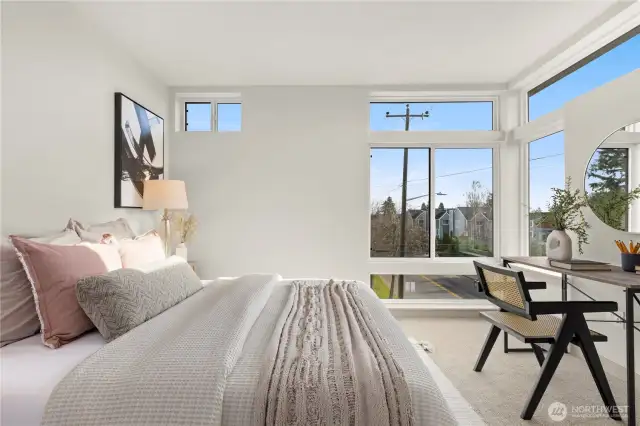 Photos are of a similar staged home.