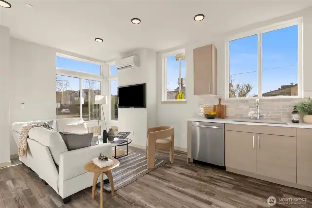 Photos are of a similar staged home.