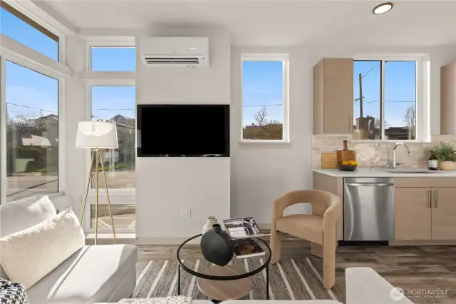 Photos are of a similar staged home.