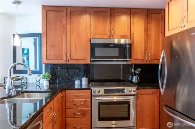 The Kitchen at Your New Home includes a Gas Stove.