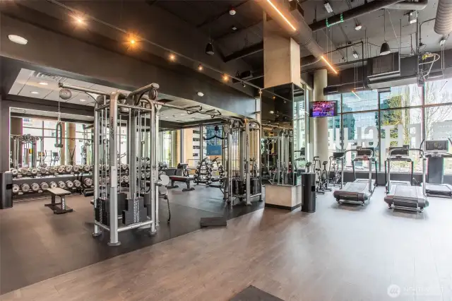 HUGE Luxurious Gym/Fitness Room on the 3rd Floor.