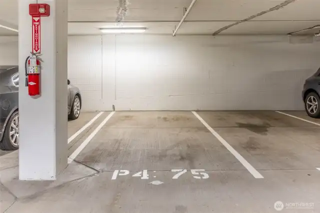 Your very own Reserved Parking Spot in the Garage.