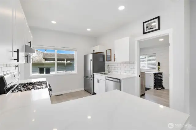Another view of the updated kitchen.