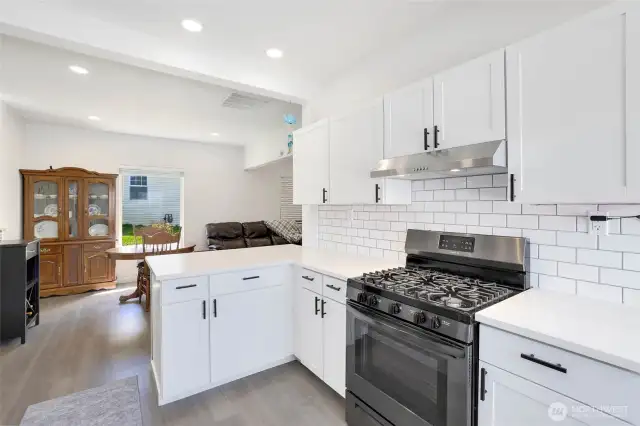 GORGEOUS updated kitchen.