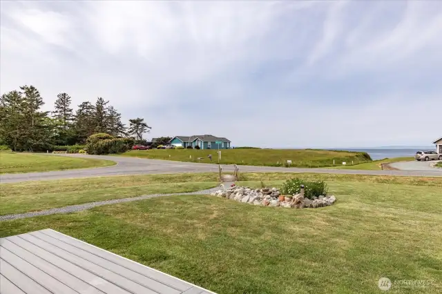 Looking west from the front deck.