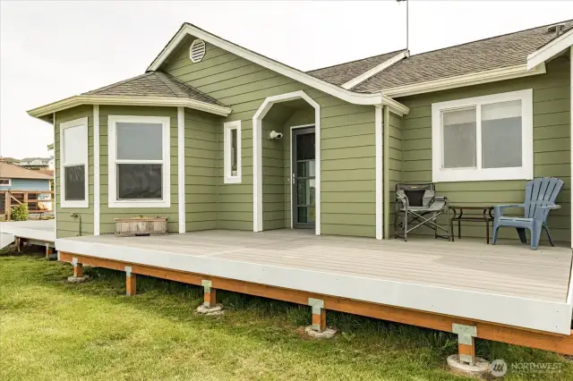 Brand new decks greet you as you arrive.