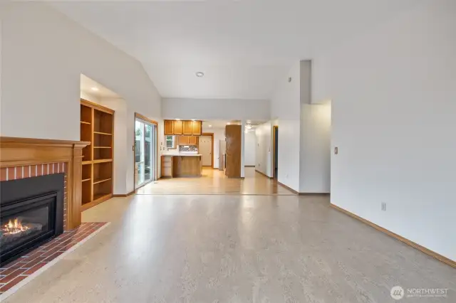 This is a photo when home was vacant