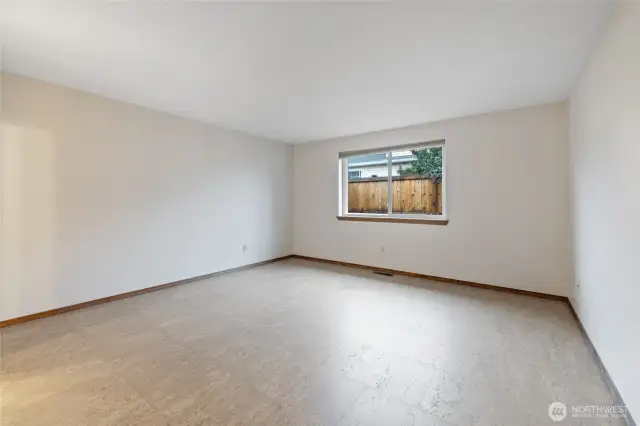 This is a photo when home was vacant