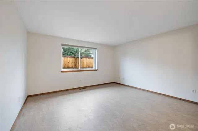 This is a photo when home was vacant