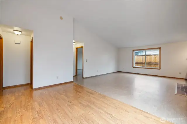This is a photo when home was vacant
