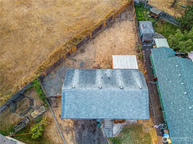 arial view of property